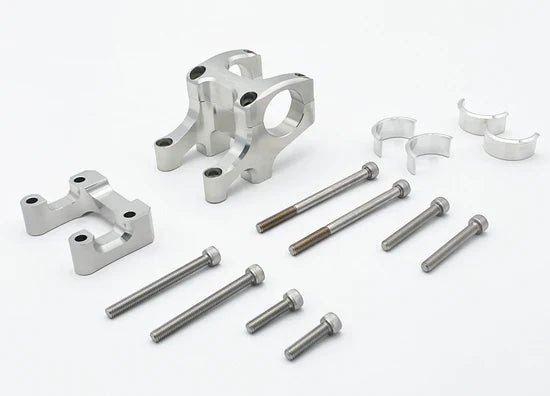 Warp 9 Transformer Direct Bar Mount Stem Aluminum 7075T6 Handlebar Mounts by Howling Moto – Don't Panic Shoes