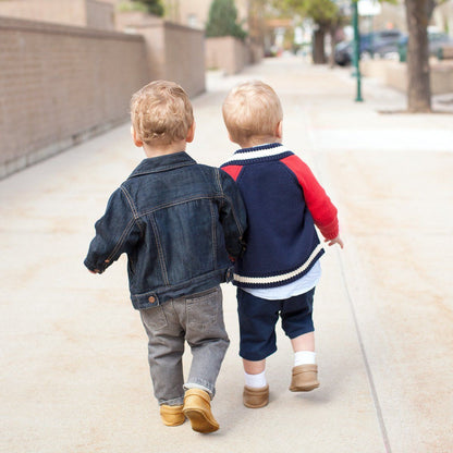 Weathered Brown City Baby Shoe City Mocc by Freshly Picked – Don't Panic Shoes