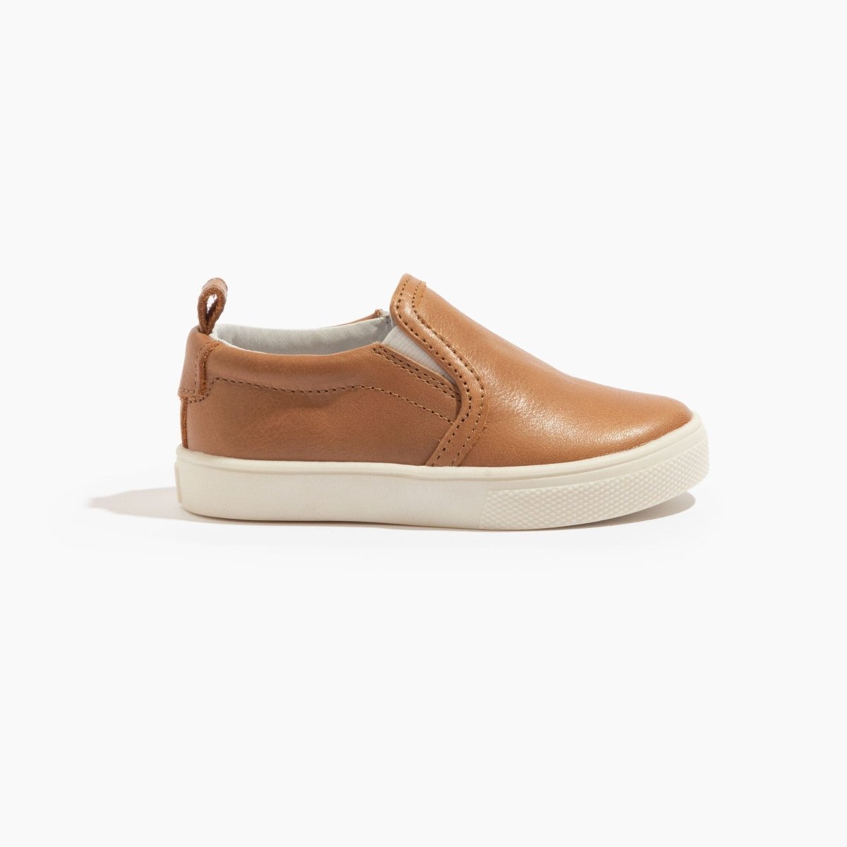 Weathered Brown Classic Slip - On Ii Sneaker Kids - Slip - On Sneaker by Freshly Picked – Don't Panic Shoes