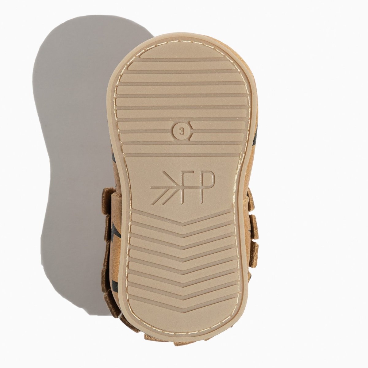 Weathered Brown Lightning Moccasin Baby Shoe Moccasin by Freshly Picked – Don't Panic Shoes