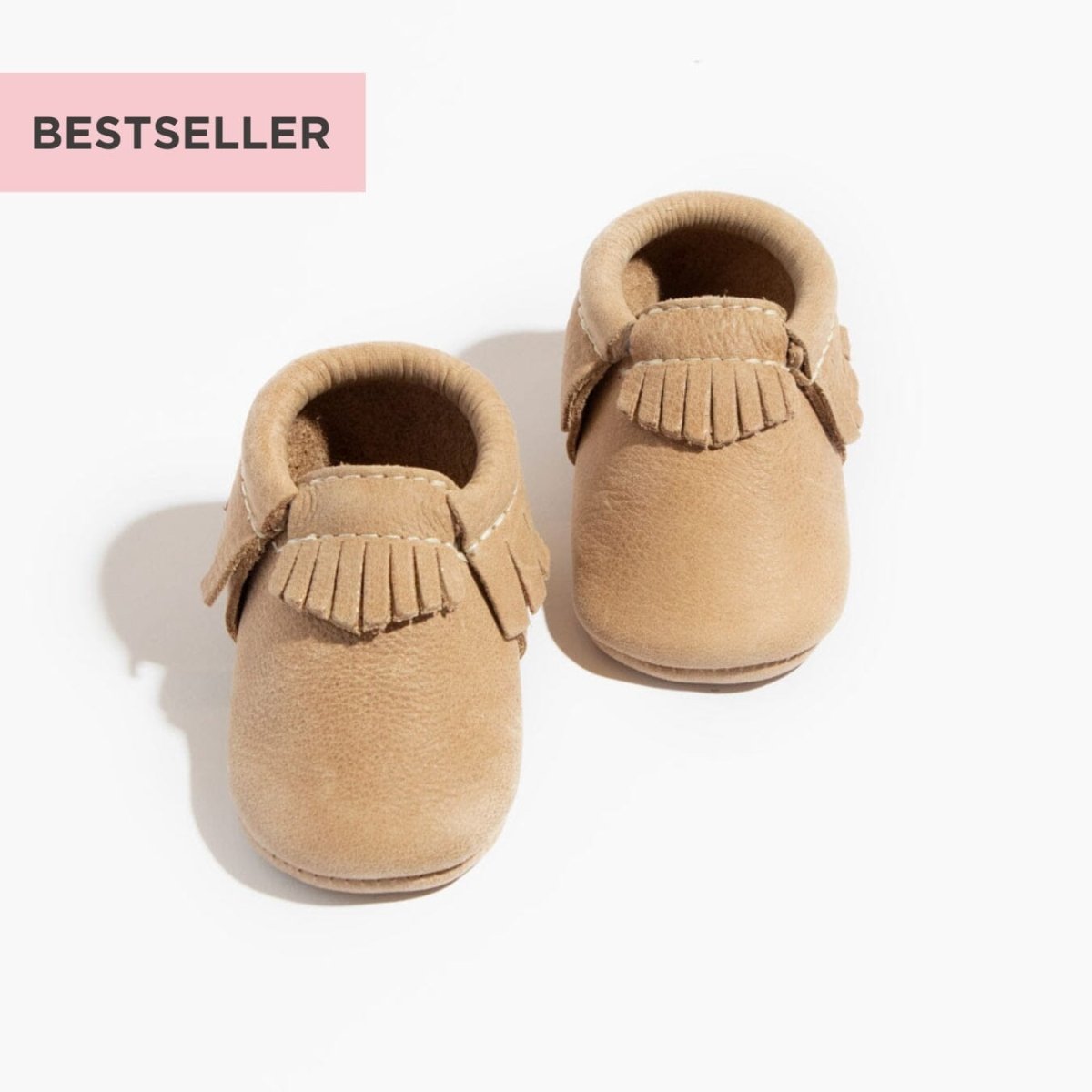 Weathered Brown Moccasin Baby Shoe Moccasin by Freshly Picked – Don't Panic Shoes