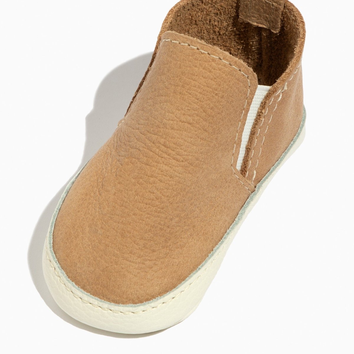 Weathered Brown Slip On Baby Shoe Slip On by Freshly Picked – Don't Panic Shoes