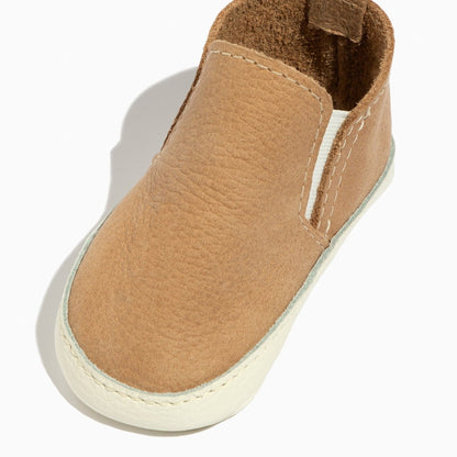 Weathered Brown Slip On Baby Shoe Slip On by Freshly Picked – Don't Panic Shoes