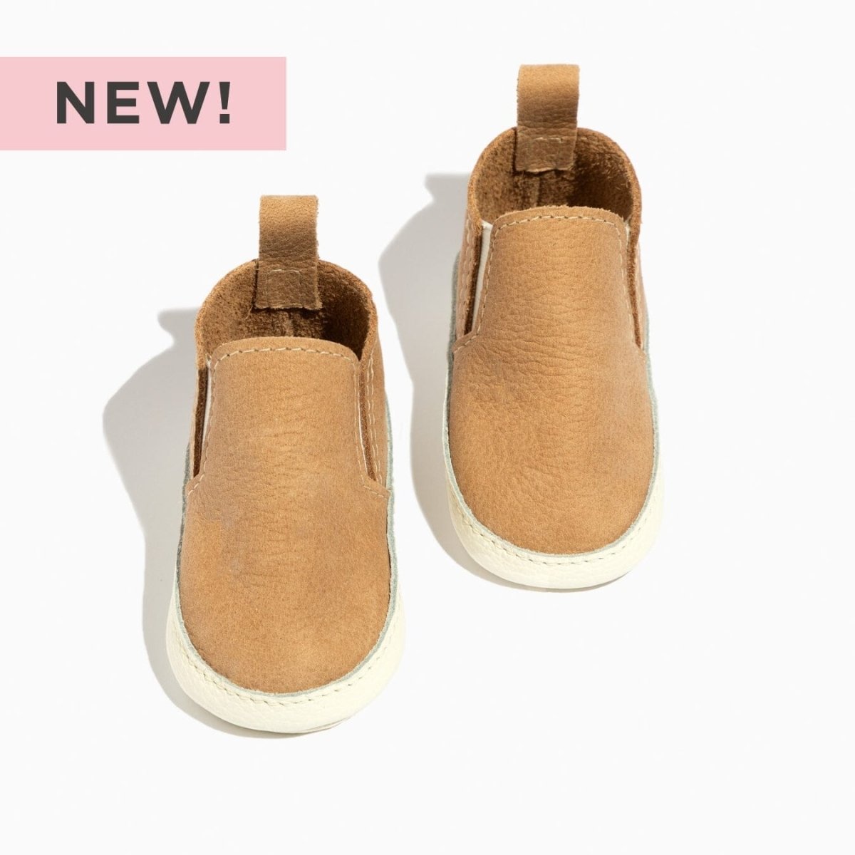 Weathered Brown Slip On Baby Shoe Slip On by Freshly Picked – Don't Panic Shoes