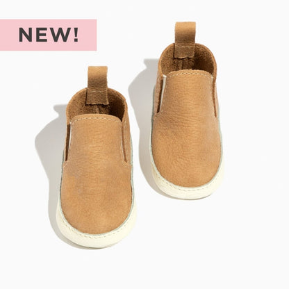 Weathered Brown Slip On Baby Shoe Slip On by Freshly Picked – Don't Panic Shoes