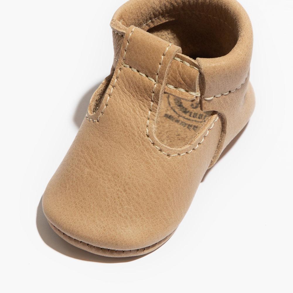 Weathered Brown T - Bar Baby Shoe T - Bar by Freshly Picked – Don't Panic Shoes