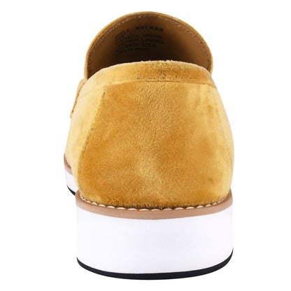 Welkar And Rachal Father Son Yellow Combination Shoes Loafers by Libertyzeno – Don't Panic Shoes