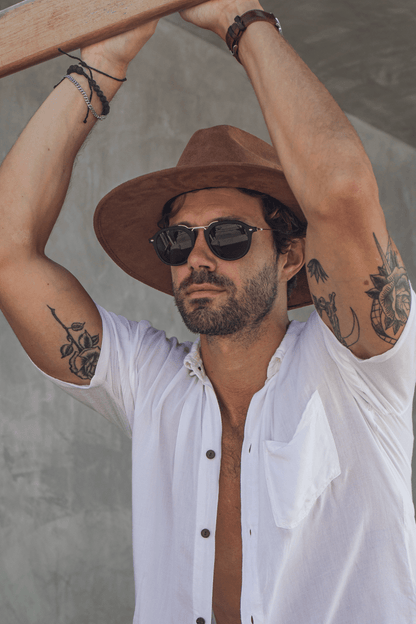 Westbury Sunglasses Matte Black Italian Acetate Polarized Sunglasses by Out East Eyewear – Don't Panic Shoes