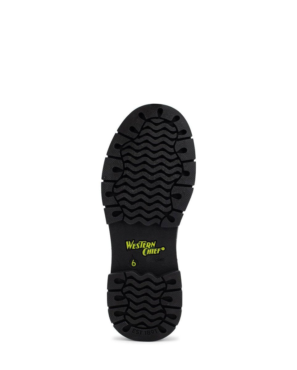 WeStern Chief Floral Chelsea Rain Boot Women’s Black Rubber Rain Boots by Western Chief Women's – Don't Panic Shoes