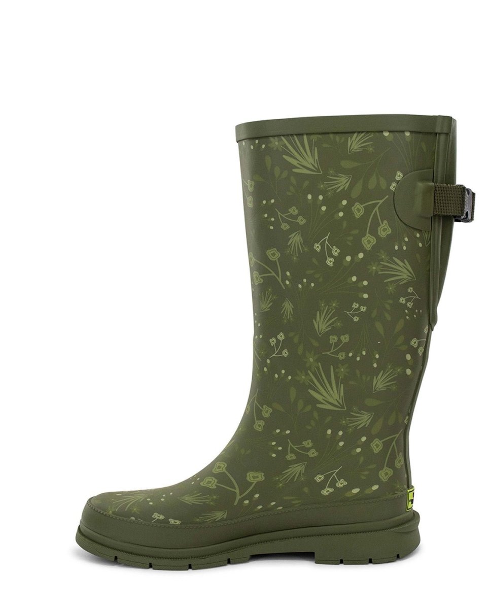 Western Chief Flowered Medley Wide Calf Womens Rubber Green Rain Boots by Western Chief Women's Sale – Don't Panic Shoes