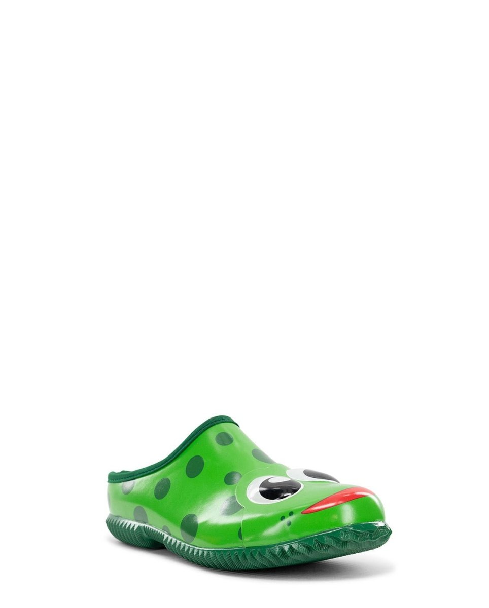 Western Chief Fritz Frog Womens Rubber Insulated Green Clog Shoes by Western Chief Women's – Don't Panic Shoes