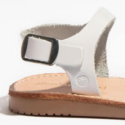 White Patent Bayview Bayview Sandal by Freshly Picked – Don't Panic Shoes
