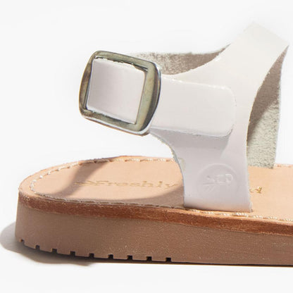 White Patent Laguna Laguna Sandal by Freshly Picked – Don't Panic Shoes
