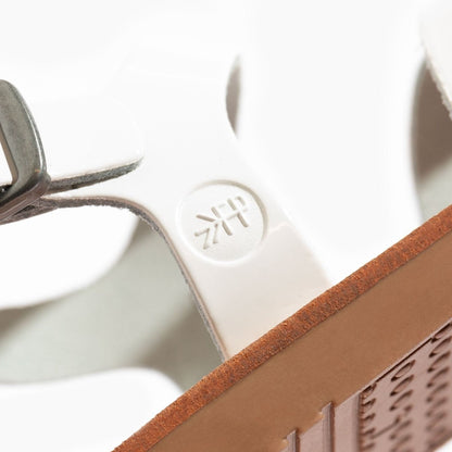 White Patent Saybrook Ii Sandal Saybrook Sandal by Freshly Picked – Don't Panic Shoes