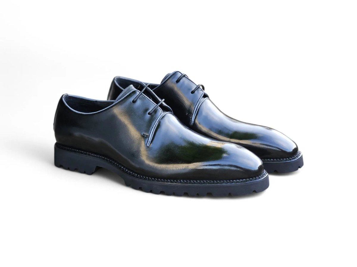 Whole Cut Derby With Lug Sole Lightweight Ks480 - 101 Shoes by Carrucci Shoes – Don't Panic Shoes