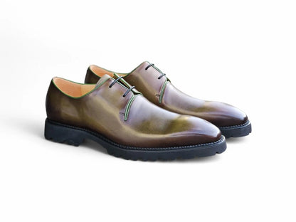 Whole Cut Derby With Lug Sole Lightweight Ks480 - 101 Shoes by Carrucci Shoes – Don't Panic Shoes