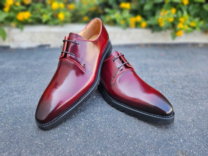 Whole Cut Derby With Lug Sole Lightweight Ks480 - 101 Shoes by Carrucci Shoes – Don't Panic Shoes