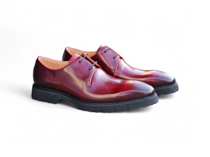 Whole Cut Derby With Lug Sole Lightweight Ks480 - 101 Shoes by Carrucci Shoes – Don't Panic Shoes