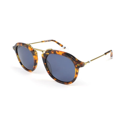 Wilkes Sunglasses Acetate Tortoise Dark Blue Polarized Sunglasses by Out East Eyewear – Don't Panic Shoes