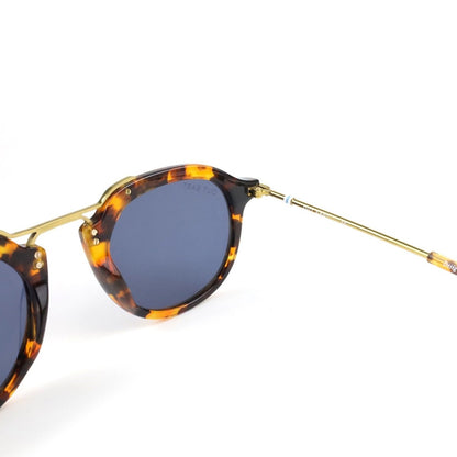 Wilkes Sunglasses Acetate Tortoise Dark Blue Polarized Sunglasses by Out East Eyewear – Don't Panic Shoes