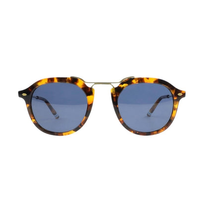 Wilkes Sunglasses Acetate Tortoise Dark Blue Polarized Sunglasses by Out East Eyewear – Don't Panic Shoes