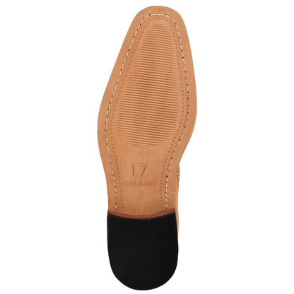 William Genuine Leather Two Tonned Lizard/Ostrich Print Oxford Shoes Shoes by Libertyzeno – Don't Panic Shoes