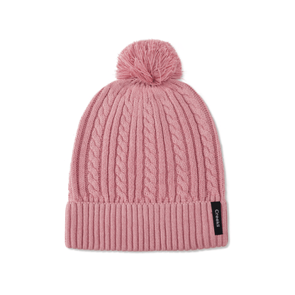 Winter Beanie Hat Womens Soft Knit Cotton Acrylic Blend Pom Pom Knitted Winter Beanie Hat by Creekli – Don't Panic Shoes