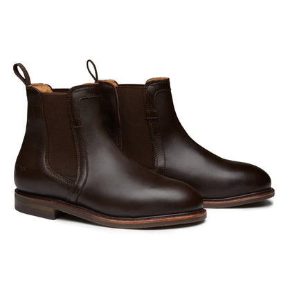 Women Steel Toe Chelsea Boot Icon Brown Chelsea Boots by Proxon Premium Workwear – Don't Panic Shoes