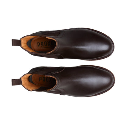 Women Steel Toe Chelsea Boot Icon Brown Chelsea Boots by Proxon Premium Workwear – Don't Panic Shoes