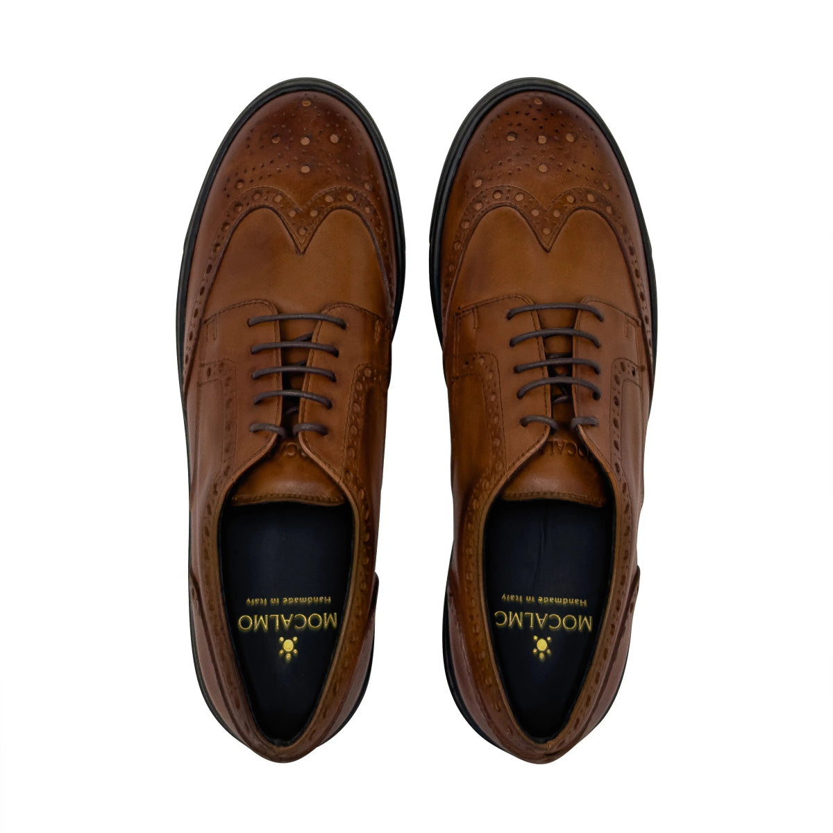 Women's Aida - Cognac Women's Sneakers by Mocalmo – Don't Panic Shoes