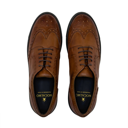 Women's Aida - Cognac Women's Sneakers by Mocalmo – Don't Panic Shoes