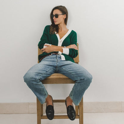 Women's Black Leather Milano Loafer Women's Footwear by Del Toro Shoes – Don't Panic Shoes