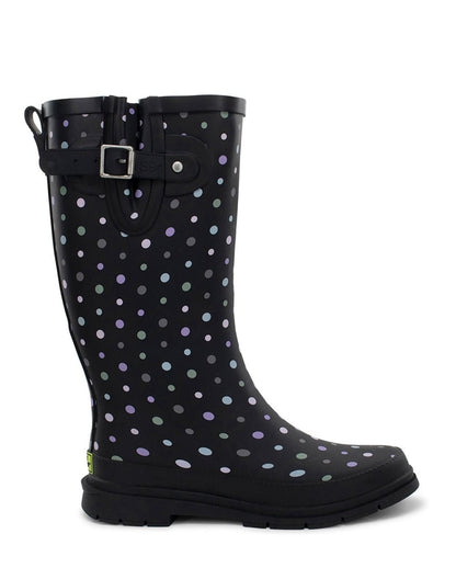 Women's Ditsy Dot Tall Rain Boot - Lilac Rain Boots by Western Chief Women's – Don't Panic Shoes