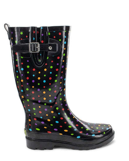 Women's Ditsy Dot Tall Rain Boot - Multi Rain Boots by Western Chief Women's – Don't Panic Shoes