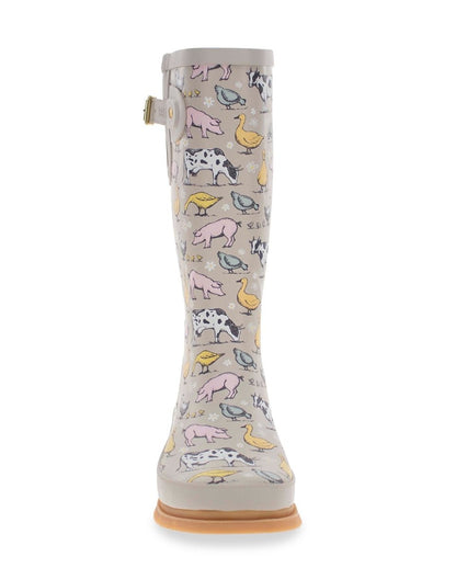 Women's Farmhouse Tall Rain Boot - Taupe Rain Boots by Western Chief Women's – Don't Panic Shoes