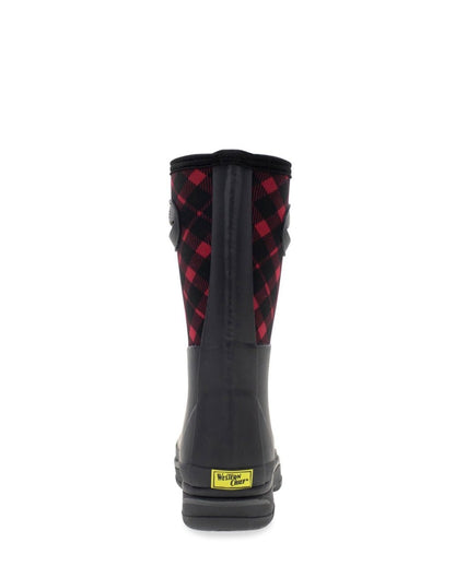 Women’S Insulated Neoprene Cold Weather Boot Black Plaid Snow Boots by Western Chief Women's – Don't Panic Shoes