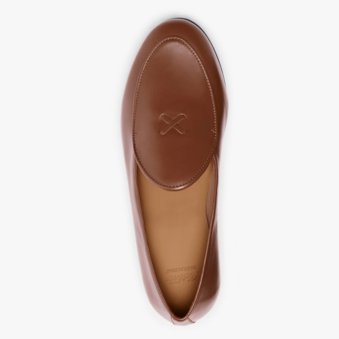 Women's Light Brown Leather Milano Loafer Women's Footwear by Del Toro Shoes – Don't Panic Shoes