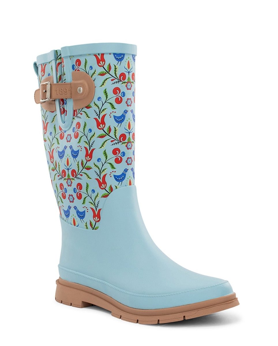 Women's Nordic Tall Rain Boot - Blue Rain Boots by Western Chief Women's – Don't Panic Shoes