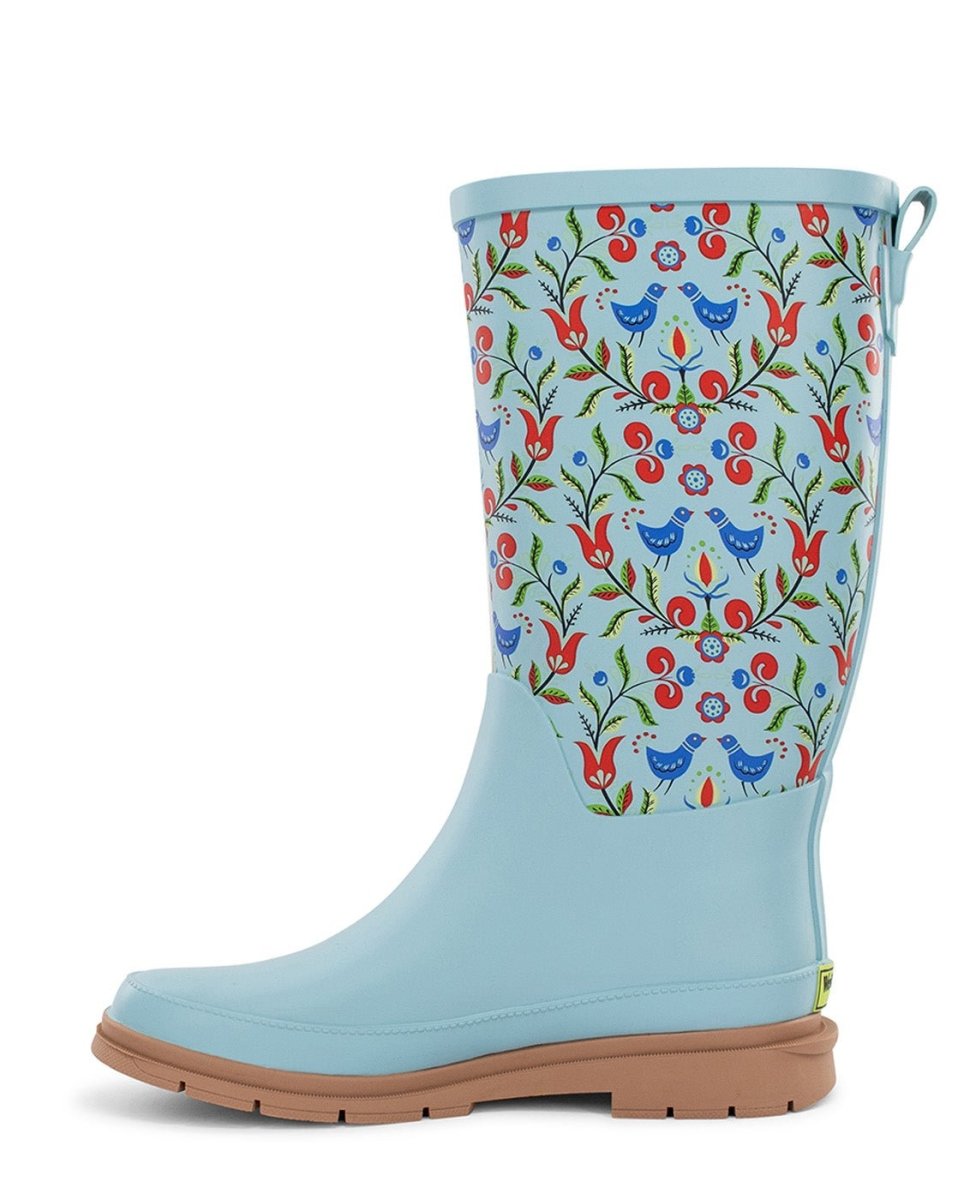 Women's Nordic Tall Rain Boot - Blue Rain Boots by Western Chief Women's – Don't Panic Shoes