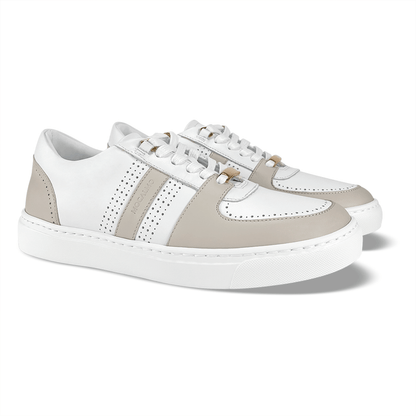 Women's Norma - Ivory Gray Women's Sneakers by Mocalmo – Don't Panic Shoes