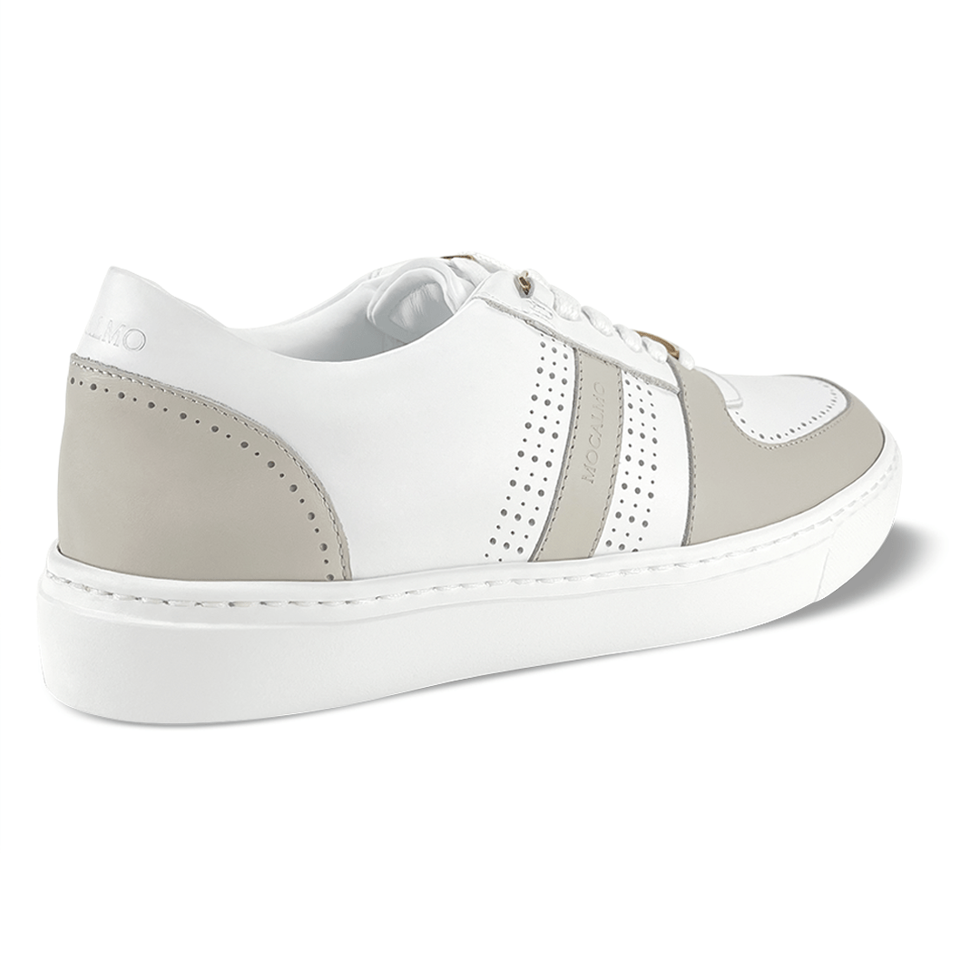 Women's Norma - Ivory Gray Women's Sneakers by Mocalmo – Don't Panic Shoes