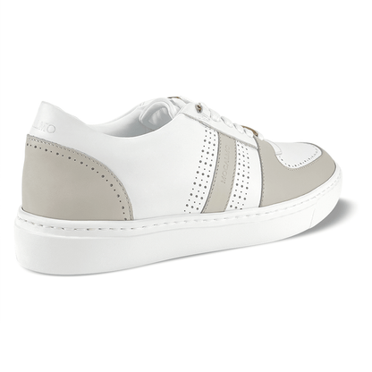 Women's Norma - Ivory Gray Women's Sneakers by Mocalmo – Don't Panic Shoes