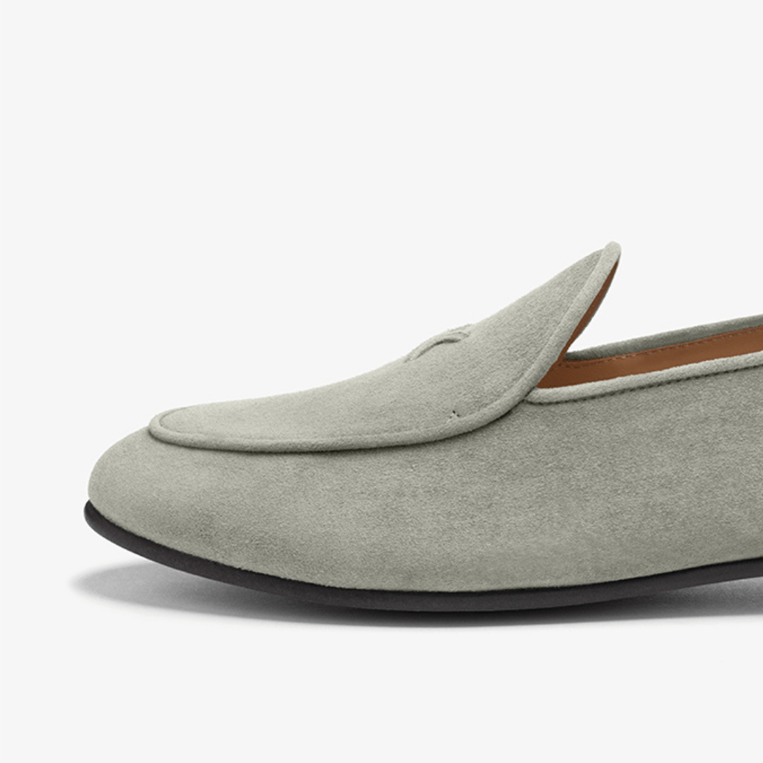Women's Olive Grey Suede Milano Loafer Women's Footwear by Del Toro Shoes – Don't Panic Shoes