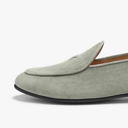Women's Olive Grey Suede Milano Loafer Women's Footwear by Del Toro Shoes – Don't Panic Shoes