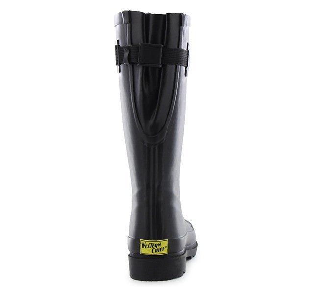 Women’S Tall Floral Wide Calf Slate Rubber Rain Boot Rain Boots by Western Chief Women's – Don't Panic Shoes