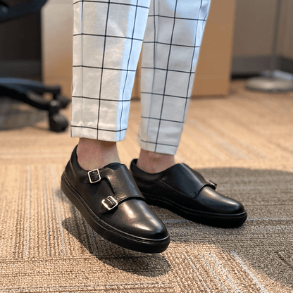 Women's Tosca - Black (Slip - On) Women's Sneakers by Mocalmo – Don't Panic Shoes