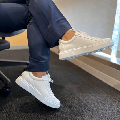 Women's Traviata - White Women's Sneakers by Mocalmo – Don't Panic Shoes