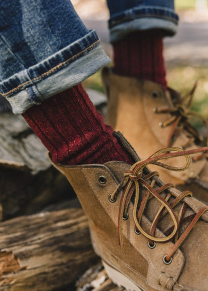 Wool Silk Boot Sock Socks by American Trench – Don't Panic Shoes