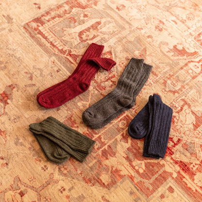 Wool Silk Boot Sock Socks by American Trench – Don't Panic Shoes