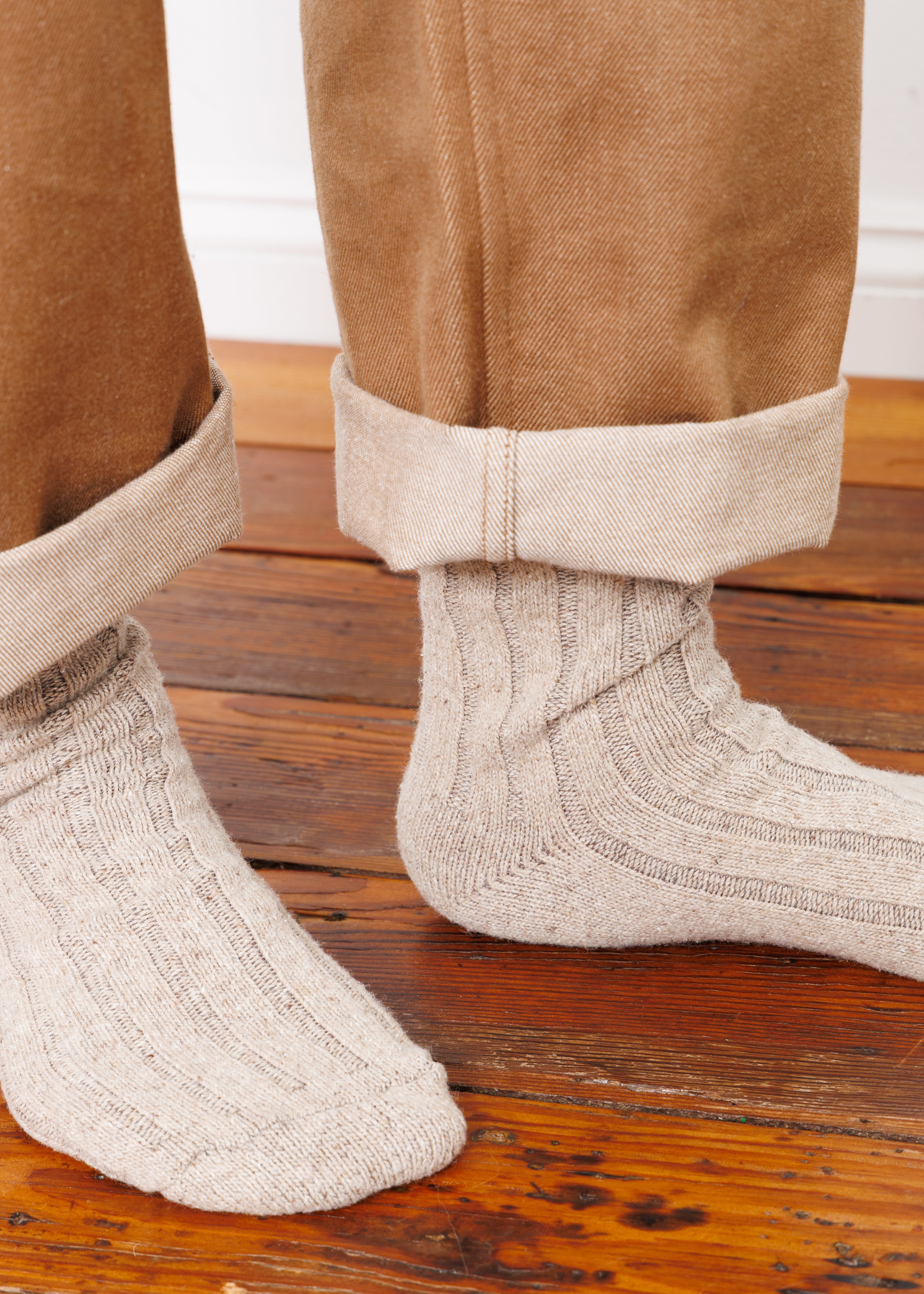 American Trench Wool Silk Boot Sock